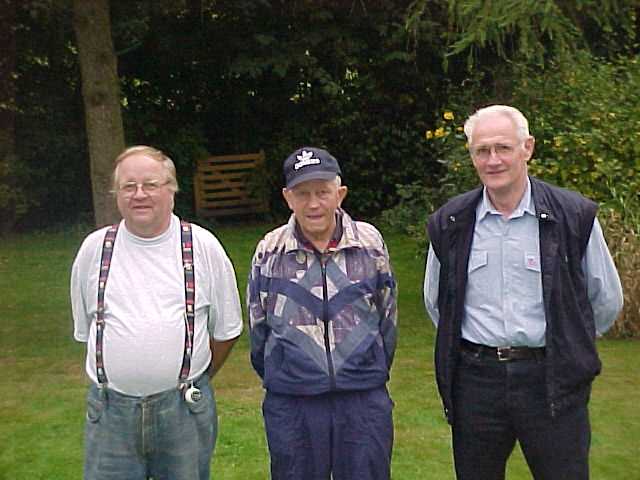 Mestrene Ib Svangren, Olav Petersen og Knud Frostholm