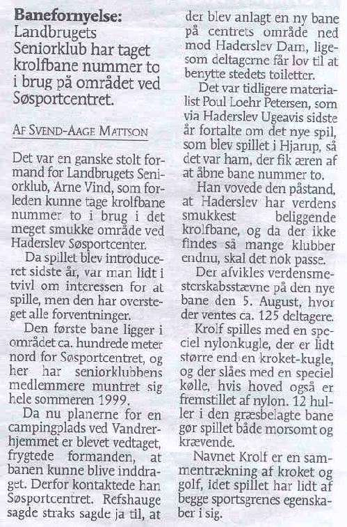 Fra forsiden i Haderslev Ugeavis